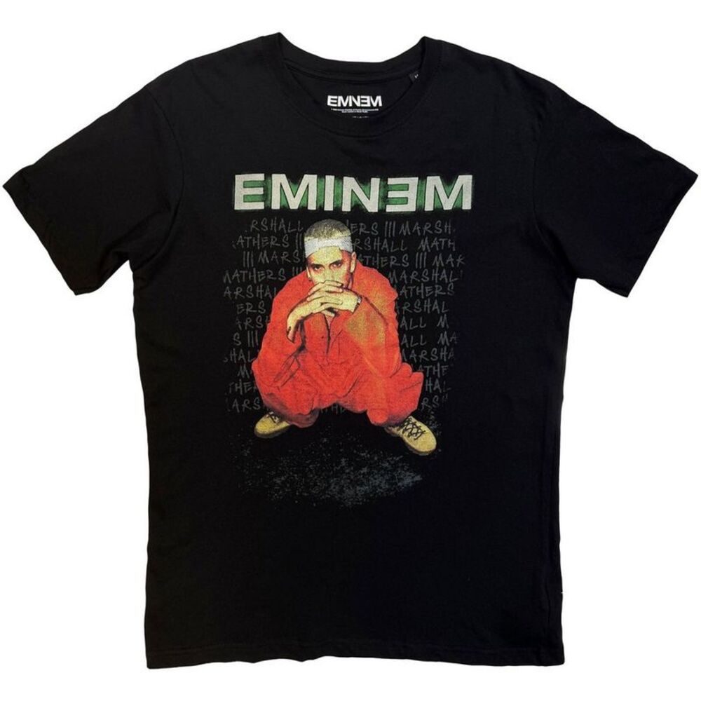 Eminem Unisex Adult Song Lyrics T-Shirt / Black